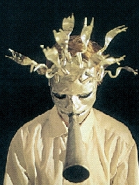 Vidličková maska, 1991, komb. technika